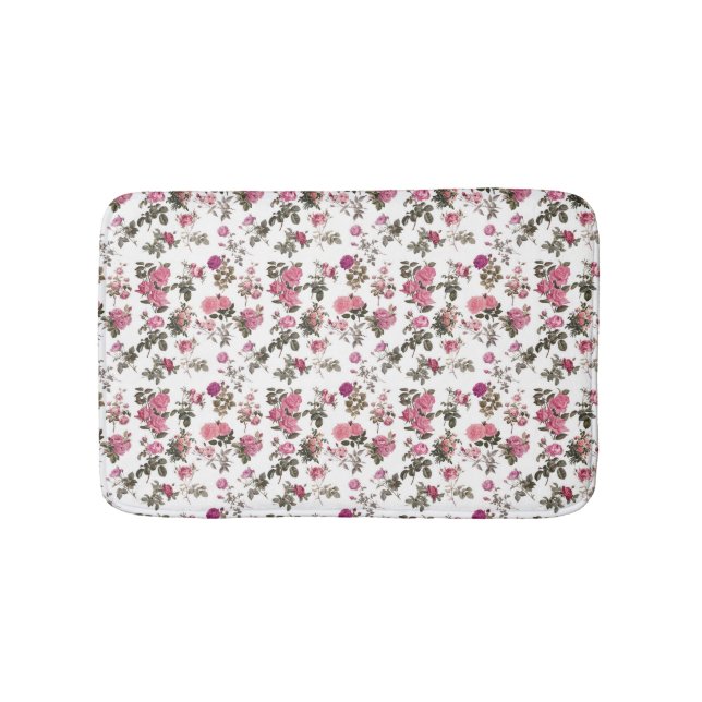 Tapis De Bain Vintage Pink Roses (Devant)