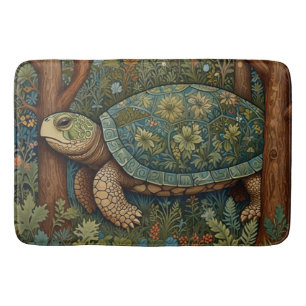 Tapis De Bain Vintage tortue rétro bohème bohème bohème