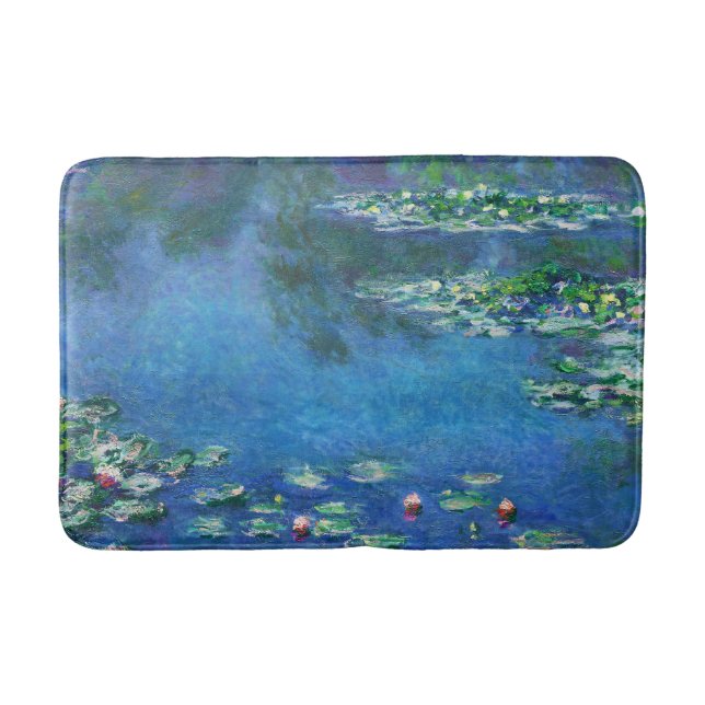 Tapis De Bain Vintage Water Lilies by Claude Monet (Devant)