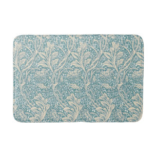 Tapis De Bain Vintage William Morris Arcadia Floral Sans Couture