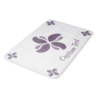 Tapis De Bain Vintage Zen Echo Baiser Lilas
