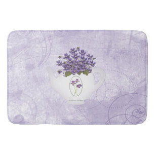 Tapis De Bain Violettes En Théâtre