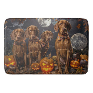 Tapis De Bain Vizsla Halloween Éffrayant