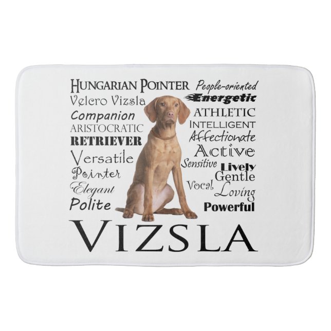 Tapis De Bain Vizsla Traite Mat Bain (Devant)