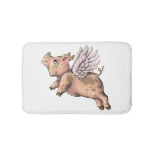 Tapis De Bain Voler des porcs