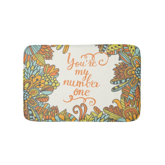 Tapis De Bain Vous êtes mon numéro un (Devant)
