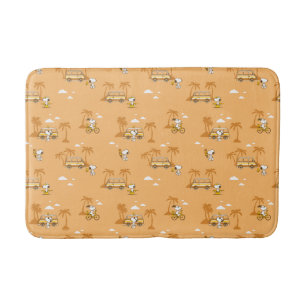 Tapis De Bain Voyage sur route Peanuts Snoopy Beach Motif