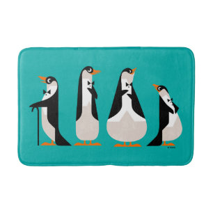 Tapis De Bain Waiters pingouins