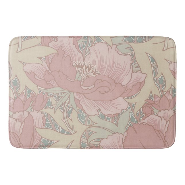 Tapis De Bain Walter Crane Fleurs Mat de bain (Devant)