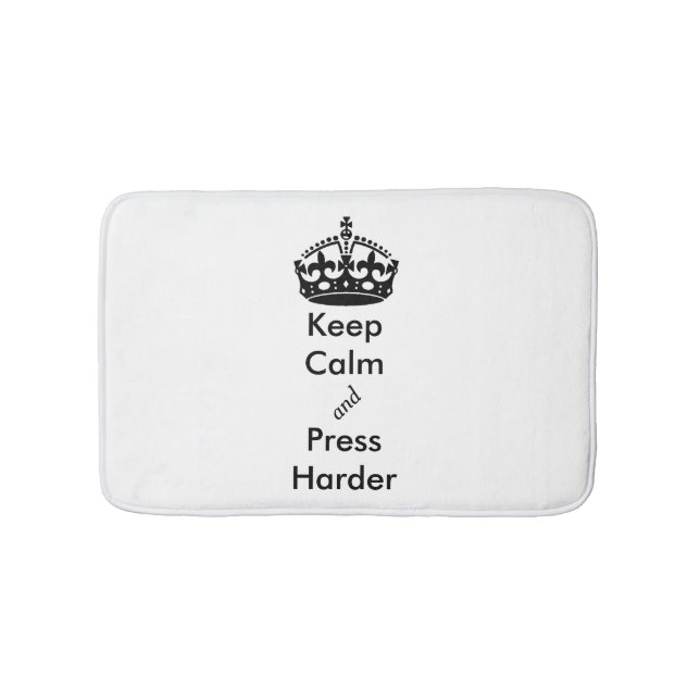Tapis De Bain Whimsal Conserver Calme Toilette Mat (Devant)