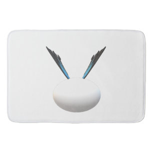 Tapis De Bain White Globe less est plus design Art moderne