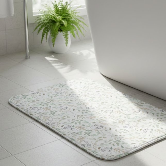 Tapis De Bain Wildflower Boho  (Créateur téléchargé)