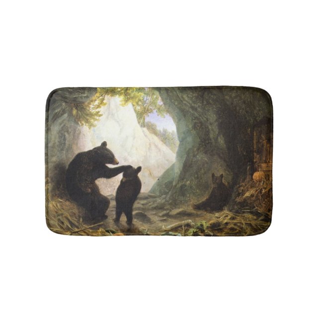 Tapis De Bain William Holbrook Bear And Cubs 1864 (Devant)