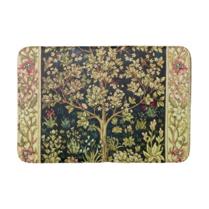 Tapis De Bain William Morris Arbre De Vie Vintage Pré-Raphaélite