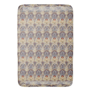 Tapis De Bain William * Morris Blue Artichoke Vintage Botanique