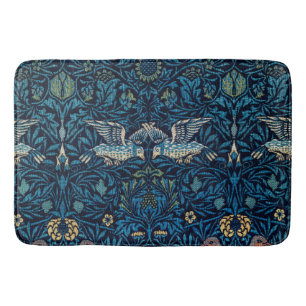 Tapis De Bain William Morris Blue Birds Tapestry Classic
