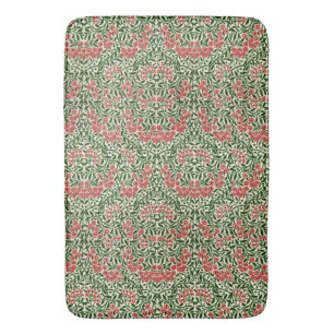 Tapis De Bain William Morris Fleurs de marguerite Vintages Vert 