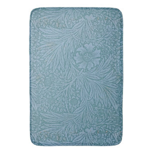 Tapis De Bain William Morris Fleurs Vintages florales Bleues