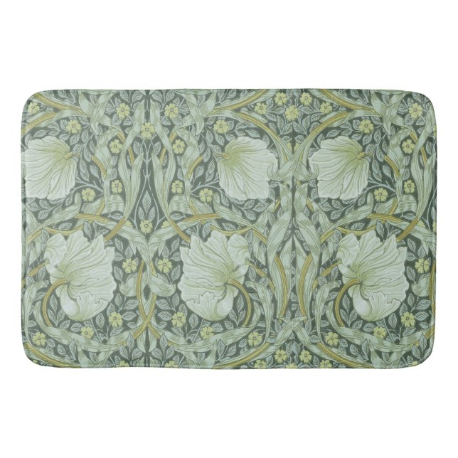 Tapis De Bain William Morris, motif de nouveau d'art, bel art (Devant)