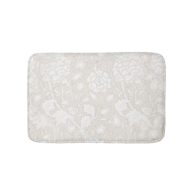 Tapis De Bain William Morris Motif Floral à Sepia (Devant)