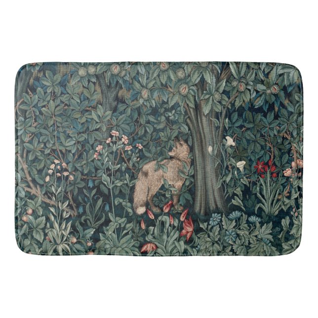 Tapis De Bain William Morris Woodland Tapestry Fox (Devant)