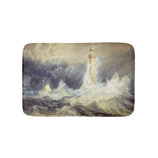 Tapis De Bain William Turner - Phare de Bell Rock (Devant)