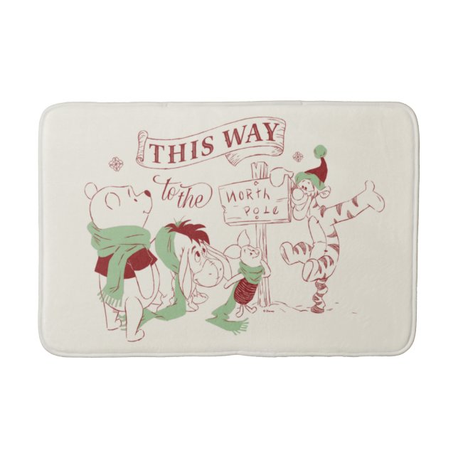 Tapis De Bain Winnie l'Ooh | Christmas Graphic (Devant)