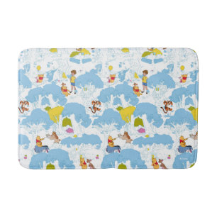Tapis De Bain Winnie l'Ourson  Au Motif Honey Tree