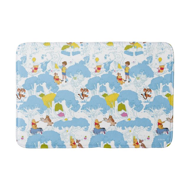 Tapis De Bain Winnie l'Ourson| Au Motif Honey Tree (Devant)