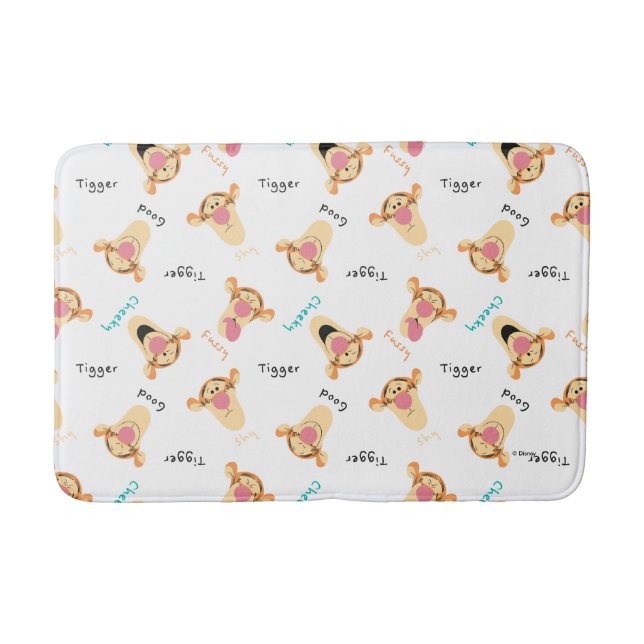 Tapis De Bain Winnie l'Ourson| Motif des expressions du tigre (Devant)