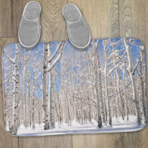Winter Snow Aspen Tree Forest Landscape Photo