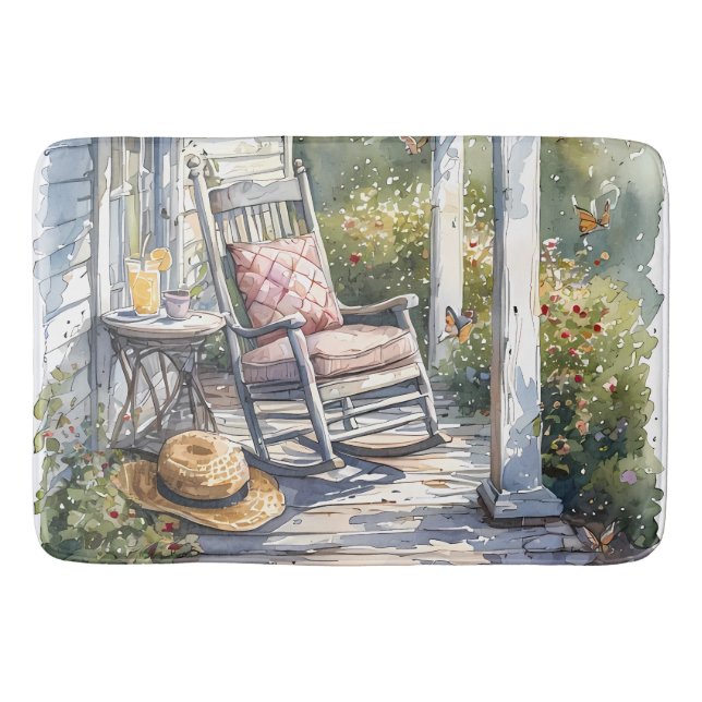 Tapis De Bain Wisteria Porch Rocking Chair Scène (Devant)