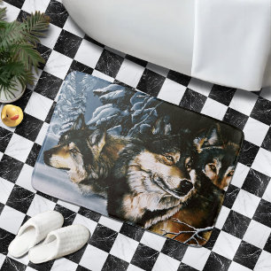 Tapis De Bain Wolf Pack