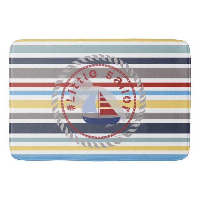 Tapis De Bain WONZ Limited petit marin par chemise à design (Devant)