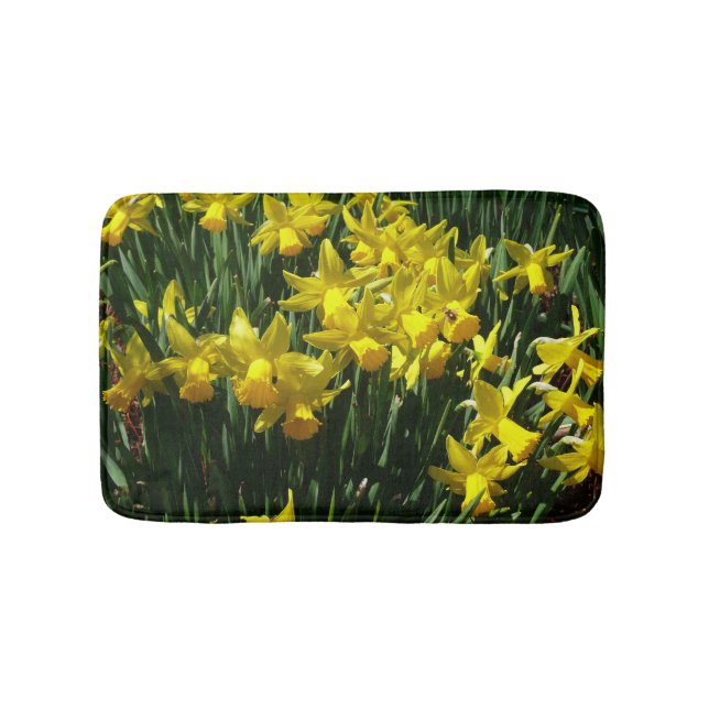 Tapis De Bain Yellow Daffodils I Cheery Spring Flowers (Devant)