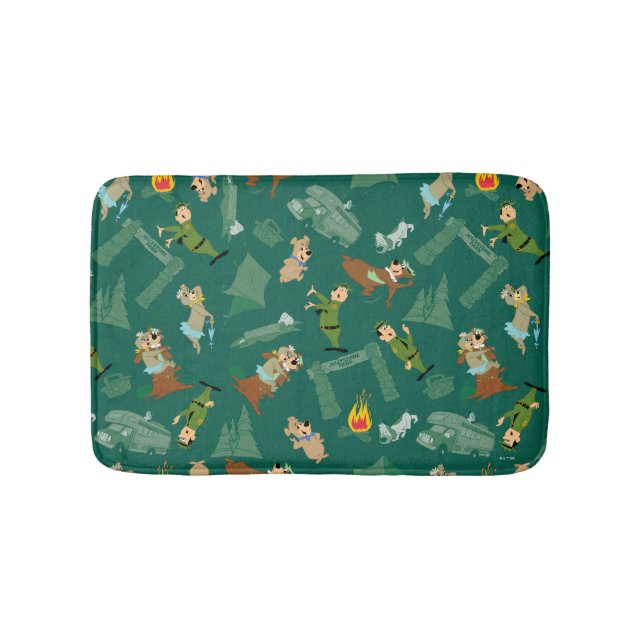 Tapis De Bain Yogi Bear et les amis Jellystone Park Camp Motif (Devant)