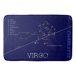 Tapis De Bain Zodiac Constellation Virgo