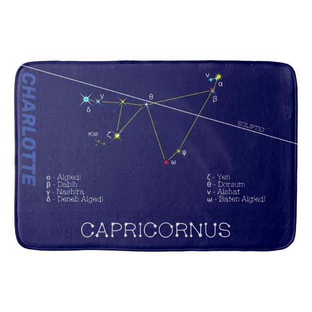 Tapis De Bain Zodiaque Capricornus (Devant)