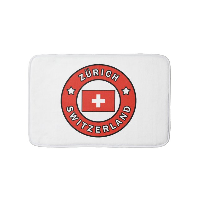 Tapis De Bain Zürich Suisse (Devant)