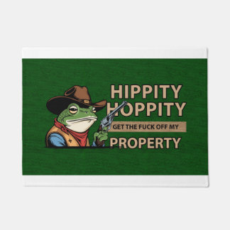 Tapis de bienvenue amusant – Hippity Hoppity Paill