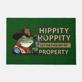 Tapis de bienvenue amusant – Hippity Hoppity Paill
