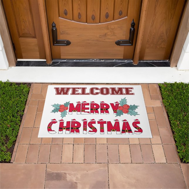 Tapis de bienvenue de Noël (De plein air)