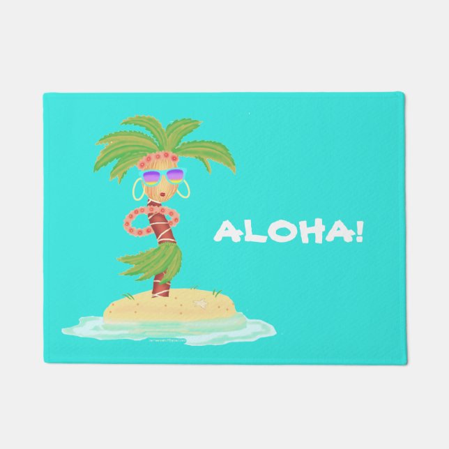 Tapis de bienvenue Hula Palm (Devant)