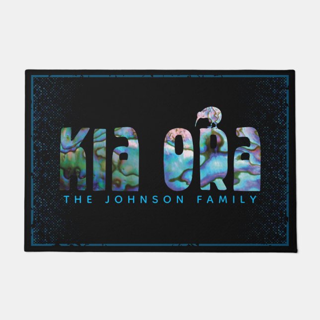 TAPIS DE BIENVENUE KIA ORA KIWI (Devant)