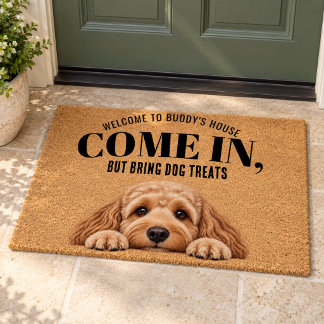 Tapis de bienvenue personnalisé pour chien Cockapo