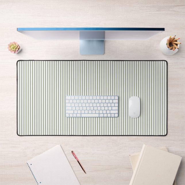 Tapis de bureau à rayures vertes (Bureau 1)