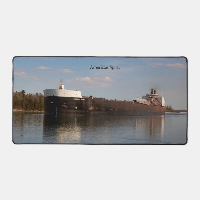 Tapis de bureau American Spirit (Recto)