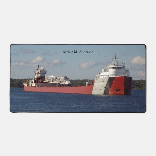 Tapis de bureau Arthur M. Anderson (Recto)