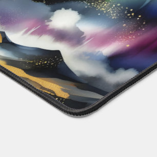Tapis de bureau Aurore Boréale Lumières du Nord