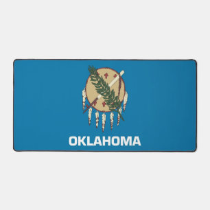 Tapis de bureau avec le drapeau de l'Oklahoma, Éta
